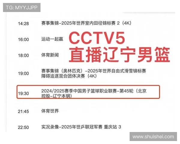 北京与辽宁比赛直播在哪个电视台进行详细解析与观看指南